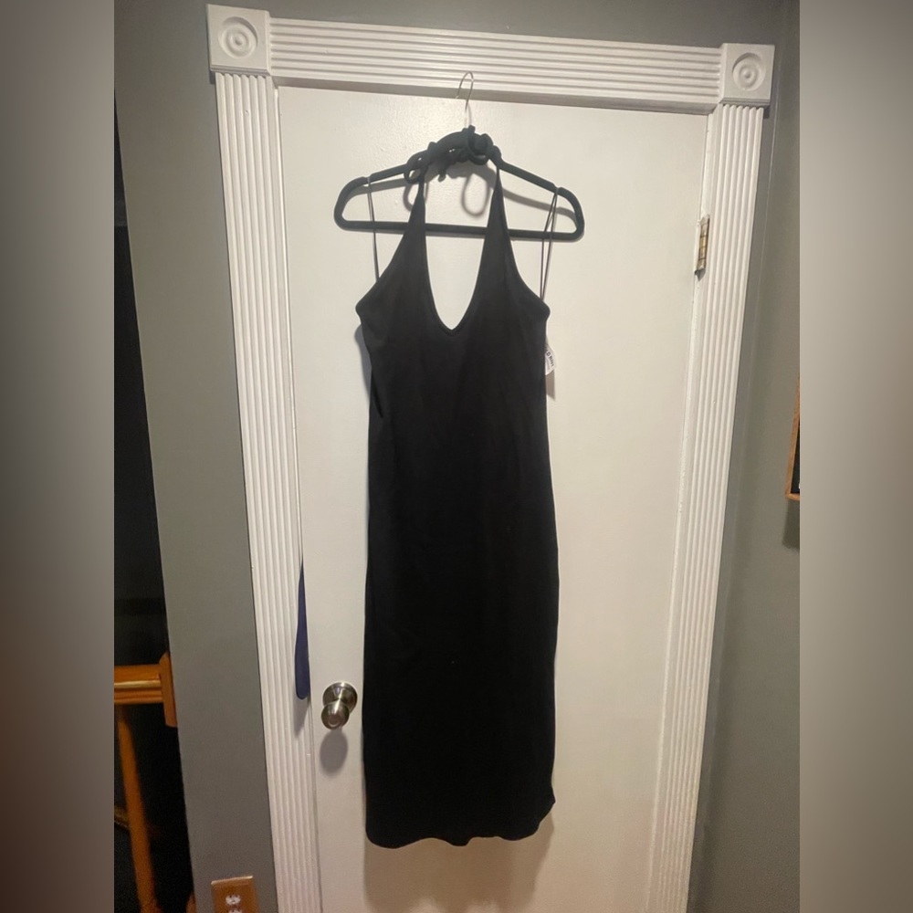 Old Navy Halter Neck Ribbed Bodycon Dress